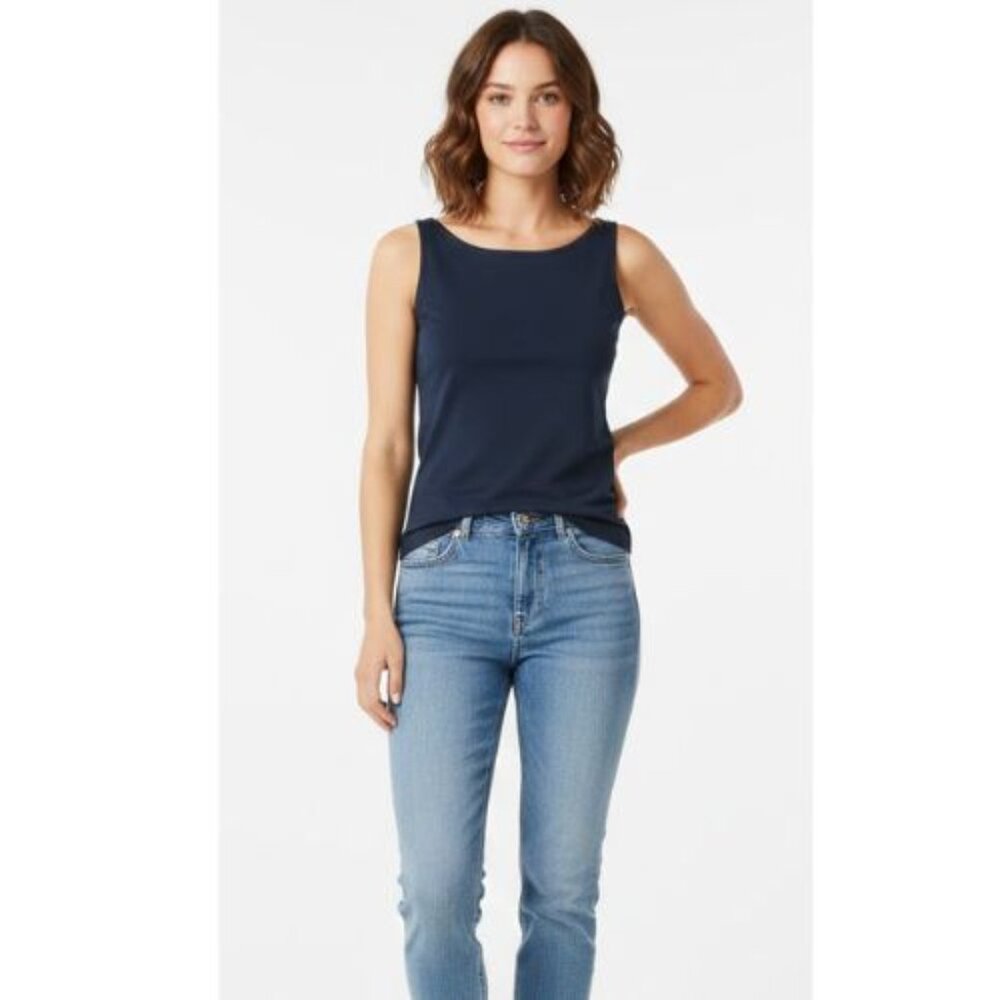 Talula Babaton Women's Small Classic Dark Blue Sleeveless Tank Top